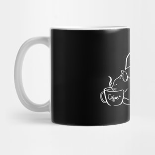 Sleepy Cat in The Morning Mug